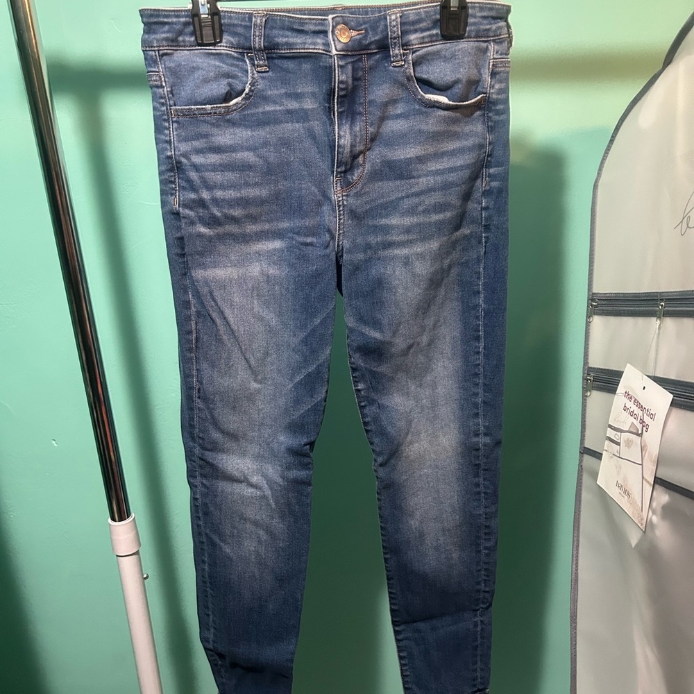 American eagle next level hi rise jeggings 12 short